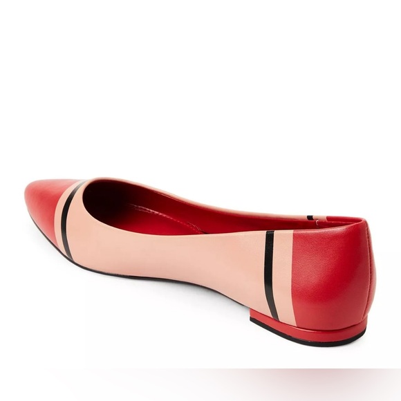 Katy Perry "The Artist" Red Crayon Ballet Flats in Size 9. Red/tan - Picture 2 of 6